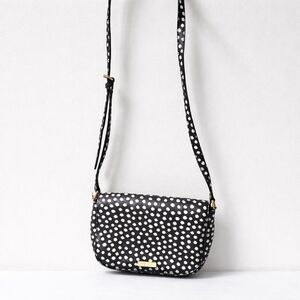 kate spade Black & White Polka Dot Crossbody Bag